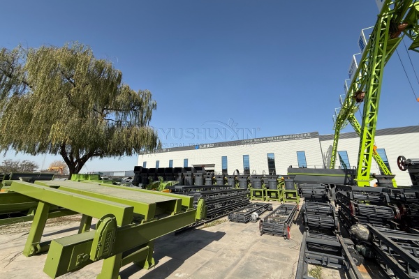 Industrial equipment manufacturing and container loading