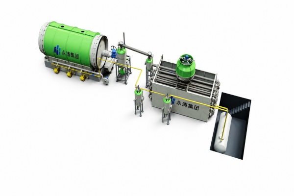 Horno de pirólisis para paneles solares
