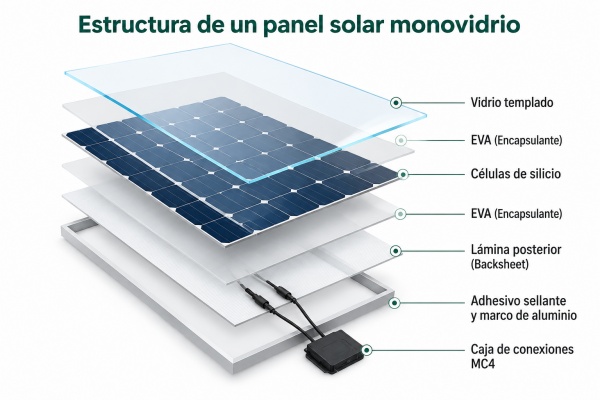 Paneles fotovoltaicos de doble vidrio