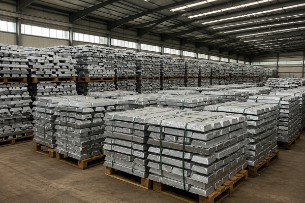 Aluminio reciclado o lingotes