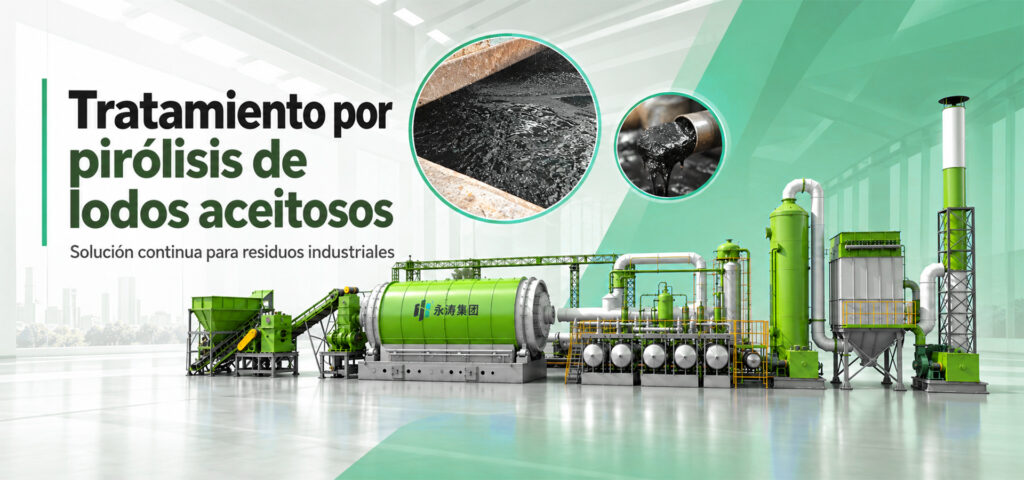 Tratamiento por pirólisis de lodos aceitosos