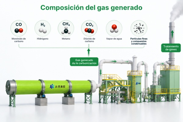 gas carbonizado
